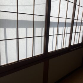 障子と網戸取り替えのお仕事